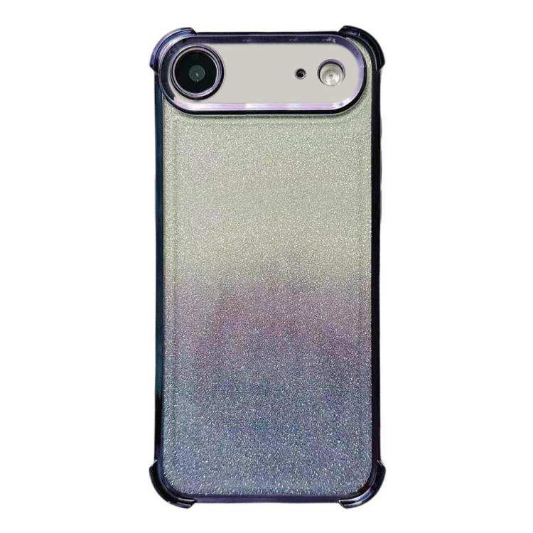 Electrpolated Glitter Four-corner Shockproof Space TPU Phone Case