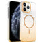 Gold Diamond Glitter Gradient MagSafe Shockproof Phone Case
