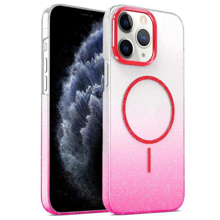 Gold Diamond Glitter Gradient MagSafe Shockproof Phone Case