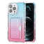 Gradient 3-in-1 Card Bag TPU Shockproof Phone Case