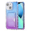 Gradient 3-in-1 Card Bag TPU Shockproof Phone Case