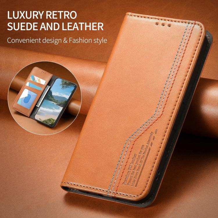 Elastic Wristband Magnetic Suction Leather Phone Case