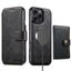 Suteni Q05S1 3-in-1 Detachable Wallet MagSafe Leather Phone Case