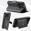 Suteni Q07S1 3-in-1 Detachable Wallet MagSafe Splicing Leather Phone Case