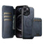 Suteni Q05S2 3-in-1 Detachable Vertical Flip Wallet MagSafe Leather Phone Case