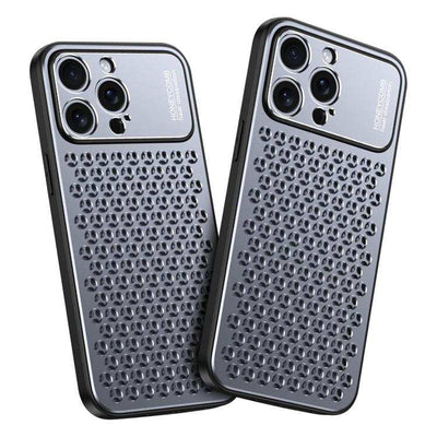 Kalebol Metal Cooling Breathable Hollow Phone Case