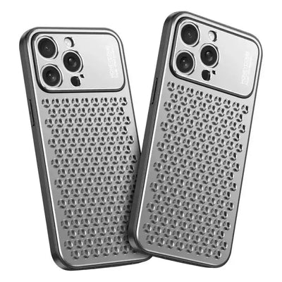 Kalebol Metal Cooling Breathable Hollow Phone Case