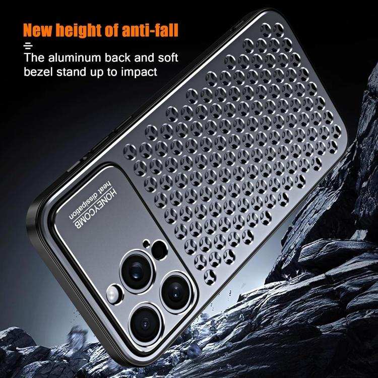 Kalebol Metal Cooling Breathable Hollow Phone Case