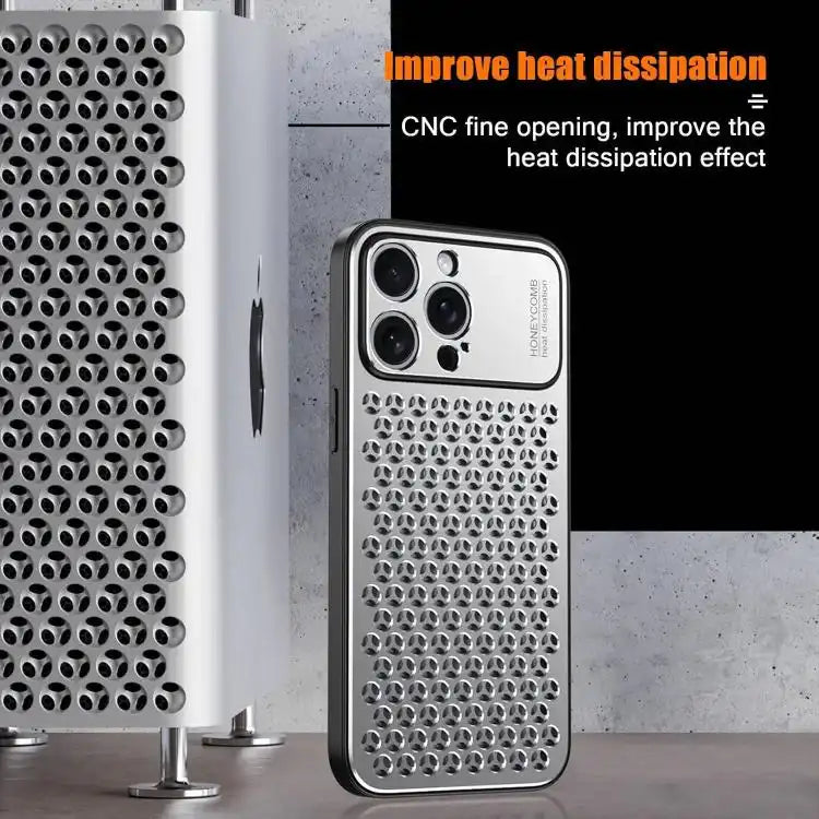 Kalebol Metal Cooling Breathable Hollow Phone Case