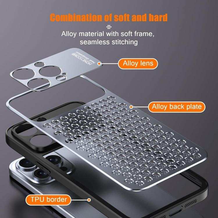 Kalebol Metal Cooling Breathable Hollow Phone Case
