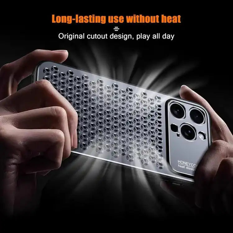 Kalebol Metal Cooling Breathable Hollow Phone Case