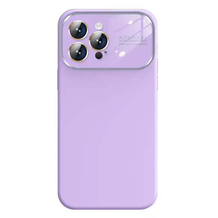 Kalebol Large Windows Frosted Liquid Silicone Phone Case