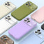 Kalebol Large Windows Frosted Liquid Silicone Phone Case