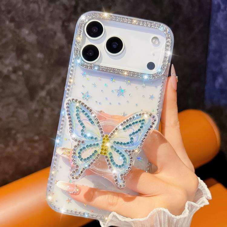 Diamond Glitter Butterfly Holder Phone Case