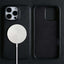 Litchi Texture Genuine Leather MagSafe Back Phone Case