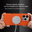 Litchi Texture Genuine Leather MagSafe Back Phone Case