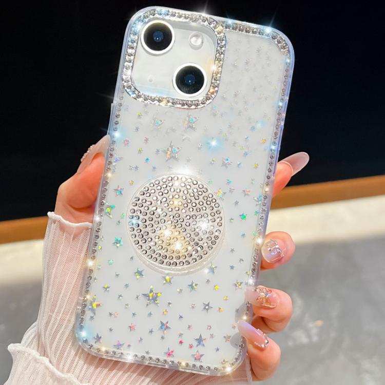 Diamond Glitter Diamond Round Holder Phone Case