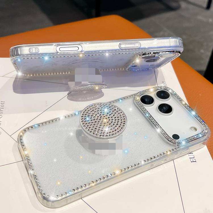 Diamond Glitter Diamond Round Holder Phone Case