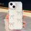 Diamond Glitter Bow-knot Four-Corner Shockproof Phone Case