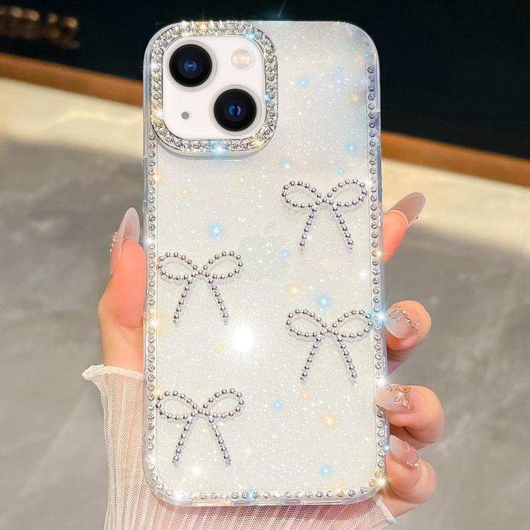 Diamond Glitter Bow-knot Four-Corner Shockproof Phone Case