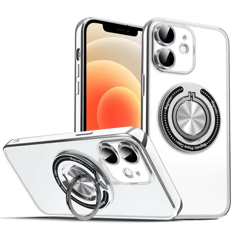 Colorful 360 Invisible Ring MagSafe Phone Case