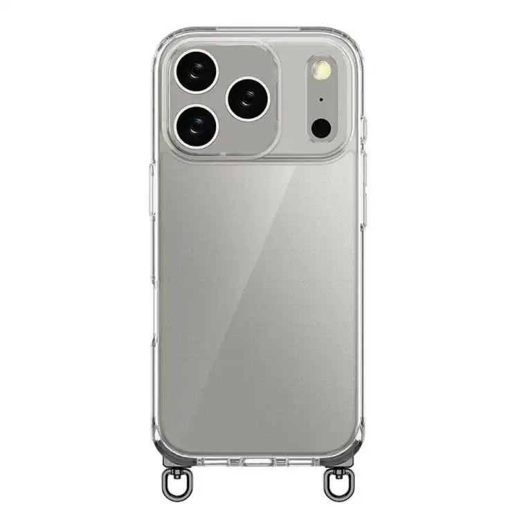 Kalebol Minimalist High Transparency Multi Color Rotating Lanyard Hole Phone Case