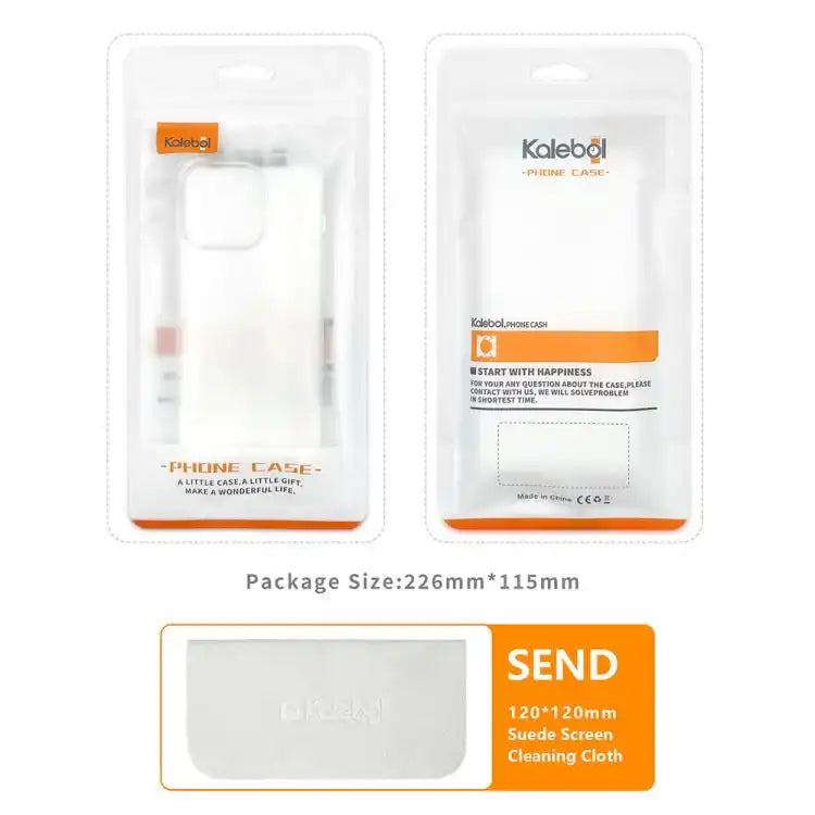 Kalebol Minimalist High Transparency Multi Color Rotating Lanyard Hole Phone Case