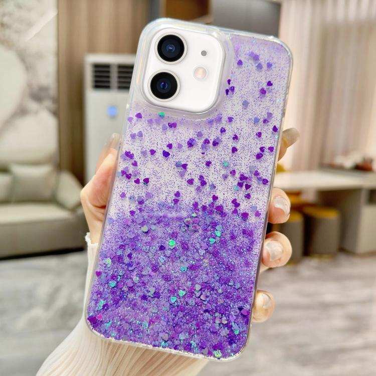 Sequins Glitter Gradient Epoxy TPU Phone Case