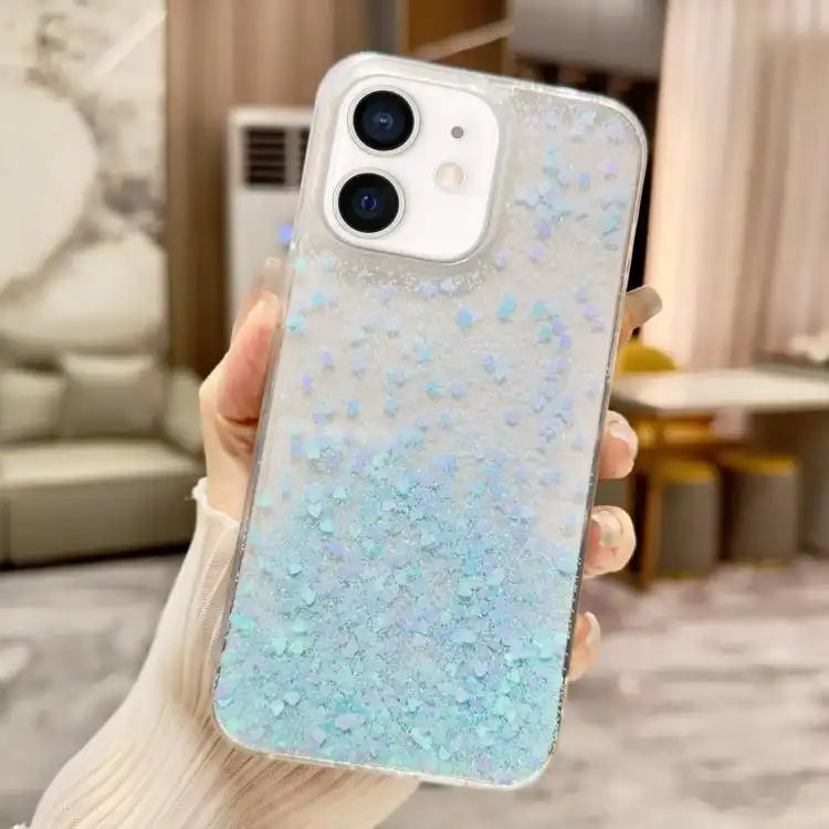 Sequins Glitter Gradient Epoxy TPU Phone Case