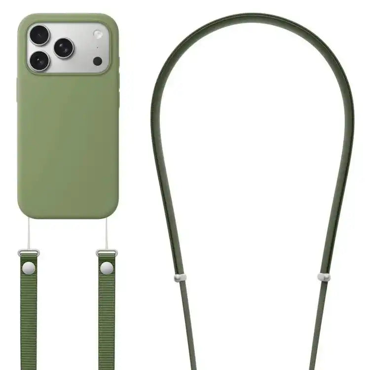 Crossbody Imitation Nylon Magnetic Liquid Pop-Up Animation Liquid Silicone Phone Case MyMobile