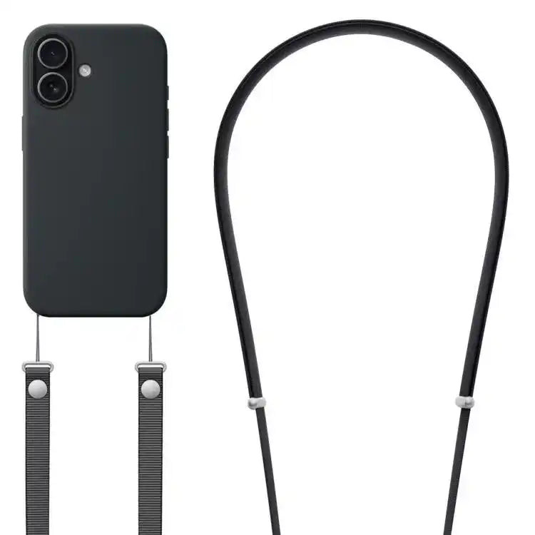 Crossbody Imitation Nylon Magnetic Liquid Pop-Up Animation Liquid Silicone Phone Case MyMobile