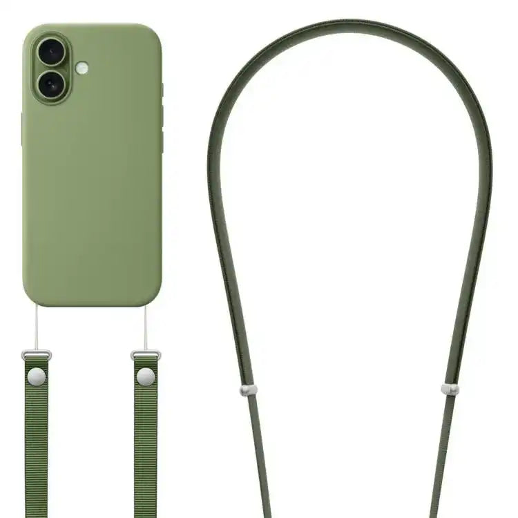 Crossbody Imitation Nylon Magnetic Liquid Pop-Up Animation Liquid Silicone Phone Case MyMobile