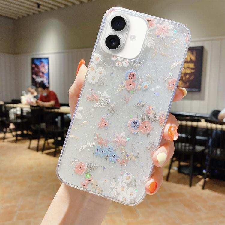 Fresh Small Floral Epoxy TPU Phone Case