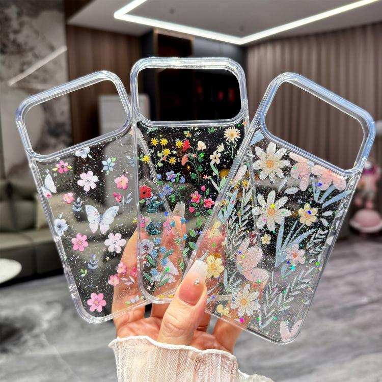 Fresh Small Floral Epoxy TPU Phone Case
