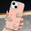 Diamond Glitter Pearl Heart Four-Corner Shockproof Phone Case