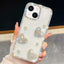 Diamond Glitter Pearl Heart Four-Corner Shockproof Phone Case