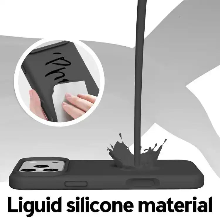 Official Lanyard Hole Liquid Silicone Phone Case