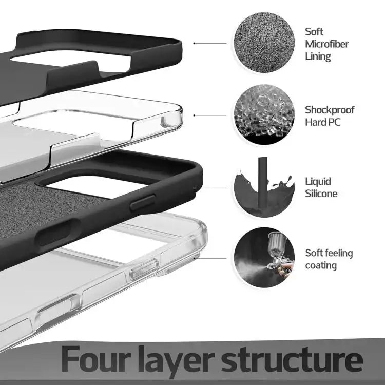 Official Lanyard Hole Liquid Silicone Phone Case