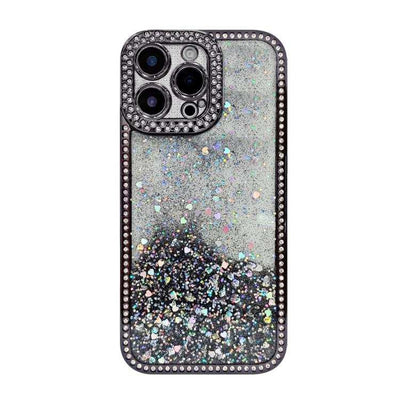 Diamond Gradient Glitter Sequins Plated Phone Case