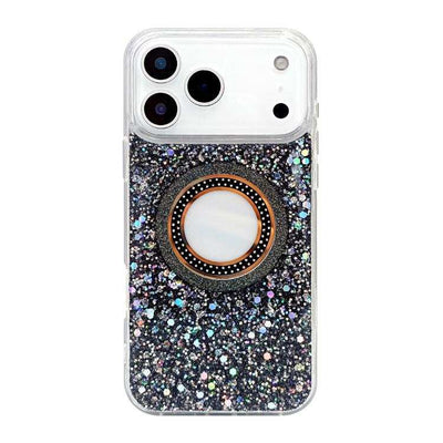 Hollow Sequins Glitter MagSafe Electroplating Phone Case
