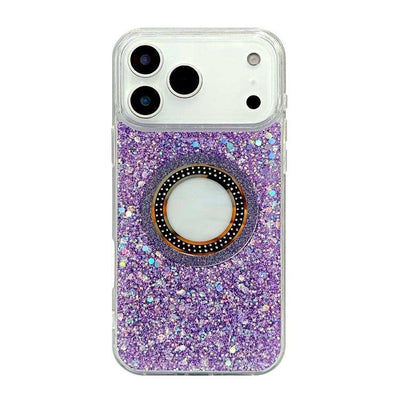 Hollow Sequins Glitter MagSafe Electroplating Phone Case