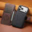 Suteni Q05 -in-1 Multi-function MagSafe Wallet Big Litchi Leather Phone Case MyMobile