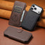 Suteni Q05 -in-1 Multi-function MagSafe Wallet Big Litchi Leather Phone Case MyMobile