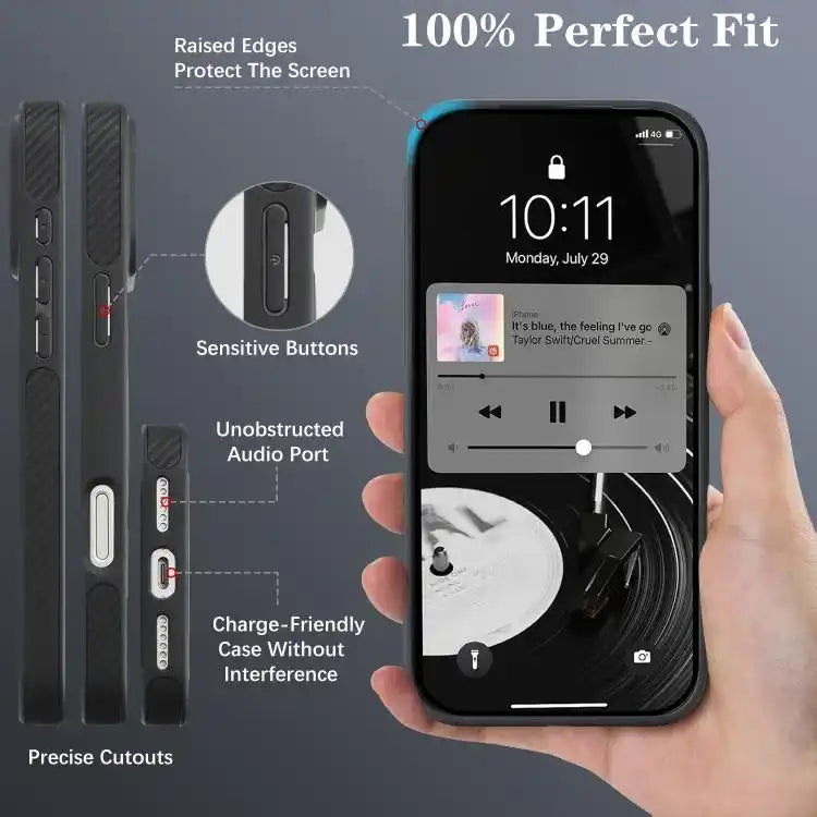 Kalebol Carbon Fiber MagSafe Phone Case MyMobile