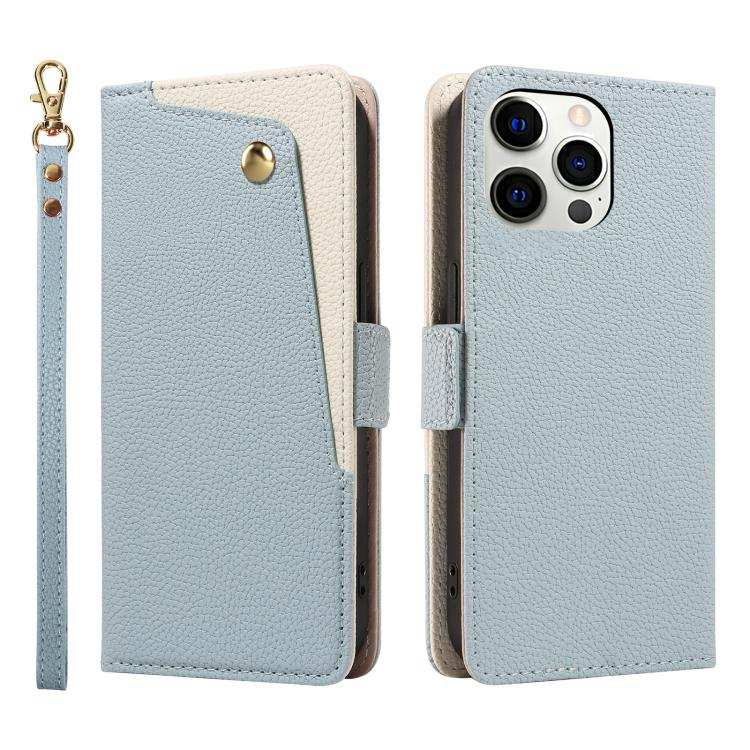 Litchi Texture Wallet Mirror Leather Phone Case