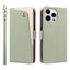Litchi Texture Wallet Mirror Leather Phone Case