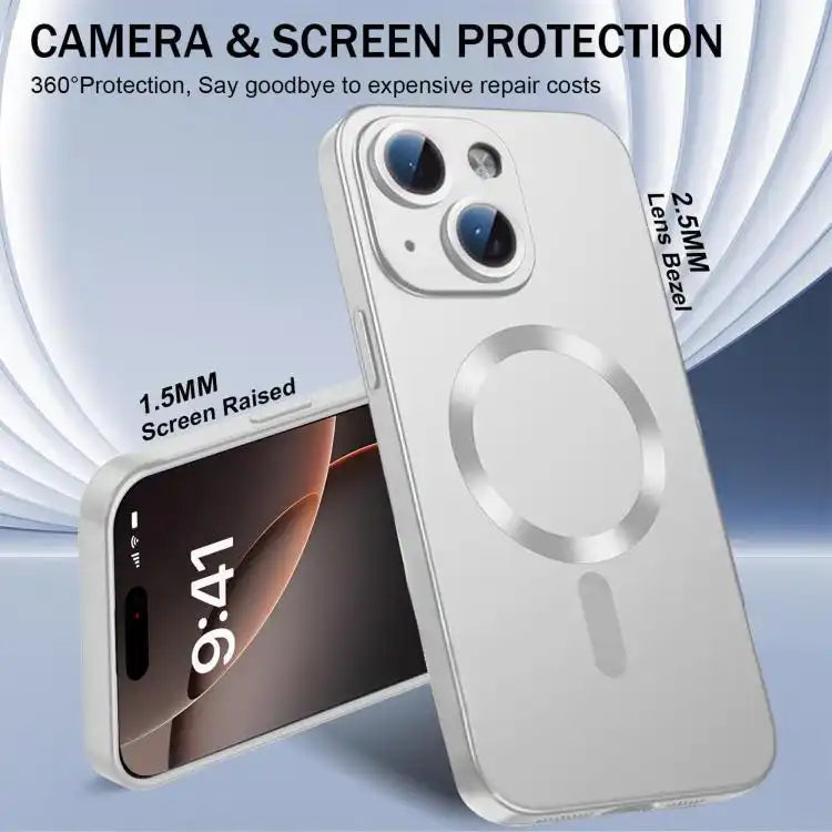 Ultra thin Metallic TPU MagSafe Phone Case with Lens Film