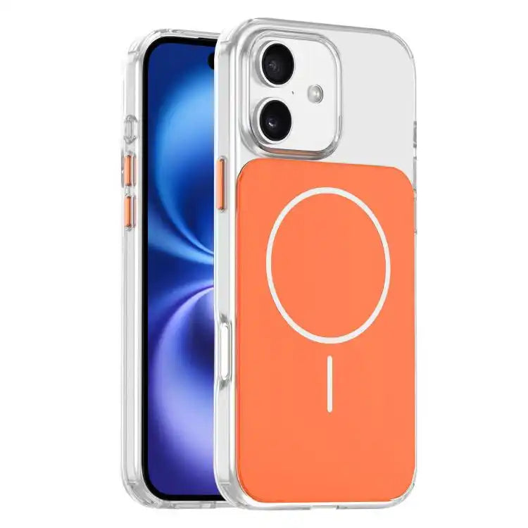 Gold-Orange Original Color MagSafe Shockproof Phone Case