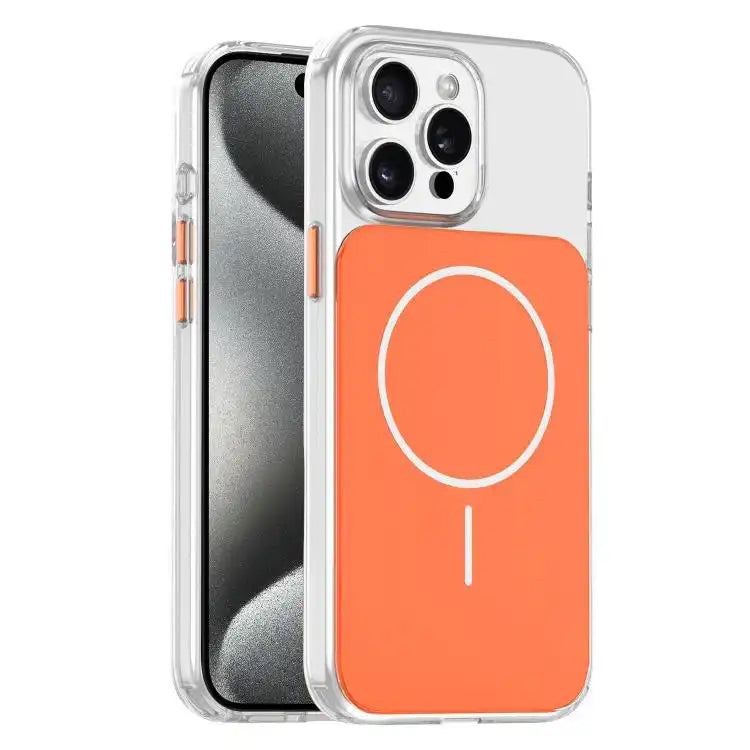 Gold-Orange Original Color MagSafe Shockproof Phone Case
