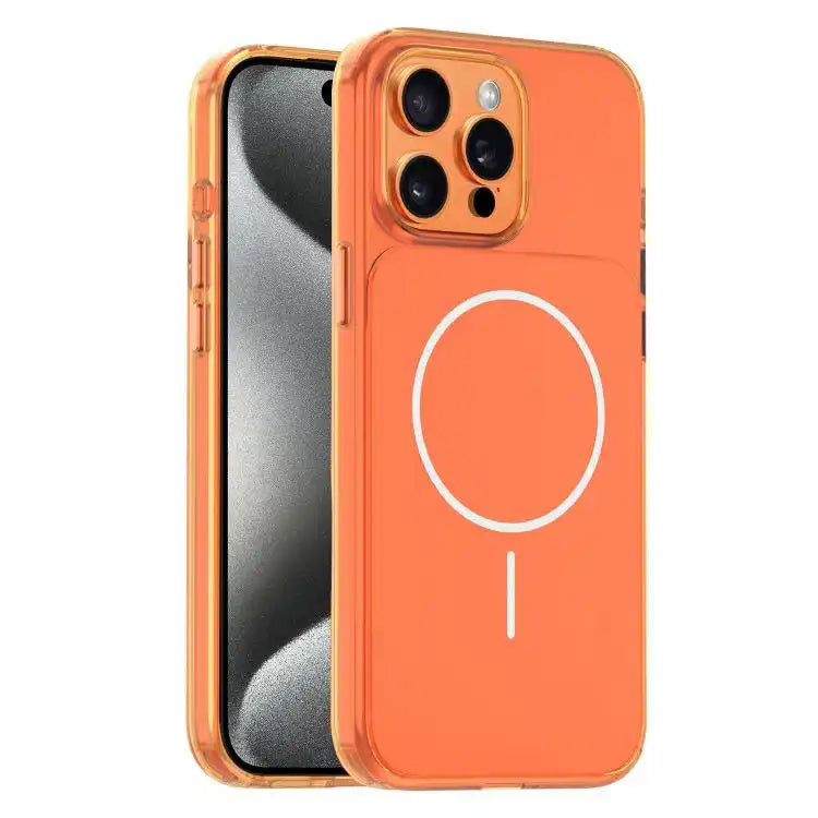 Gold-Orange Original Color MagSafe Shockproof Phone Case